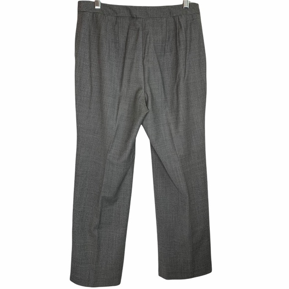 Talbots Women’s Gray Wool Blend High Rise Straight Leg Slacks Trousers Size 8 P - Picture 14 of 16